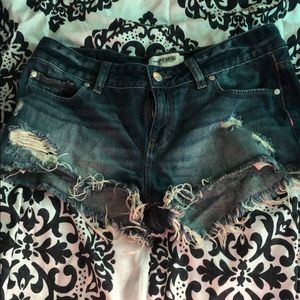 VS Pink Jean shorts